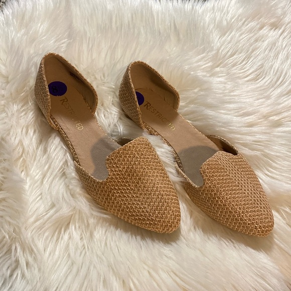 Restricted Shoes - Faux Ratan D’ Orsay Flats